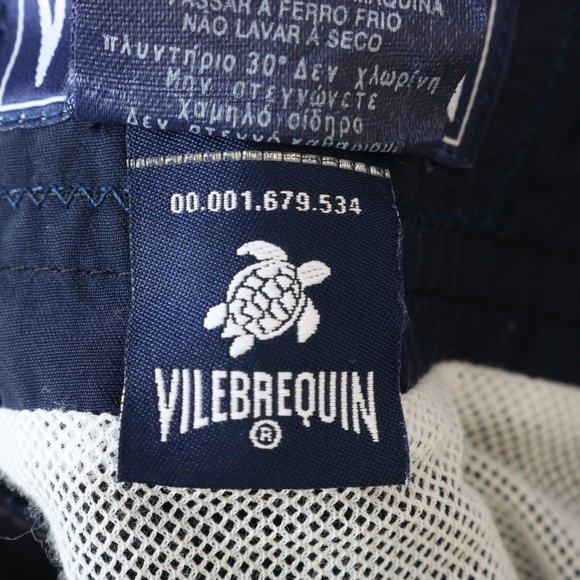 VILEBREQUIN BLACK BLUE ACCENT WOMEN’S SWIM SHORTS SMALL - Picture 8 of 9